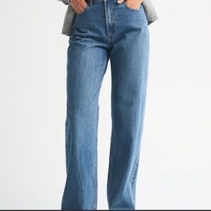 Abercrombie & Fitch Blue Straight Leg Jeans